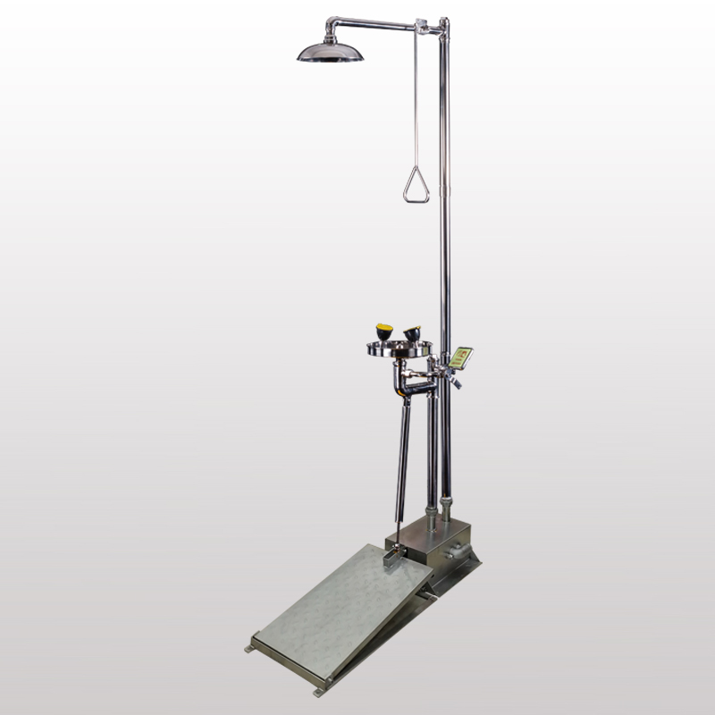 防凍大踏板復合式淋浴洗眼器BH30-5012